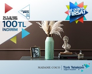 Türk Telekom’a özel 750 TL ve üzeri alışverişlerinizde 100 TL İndirim!