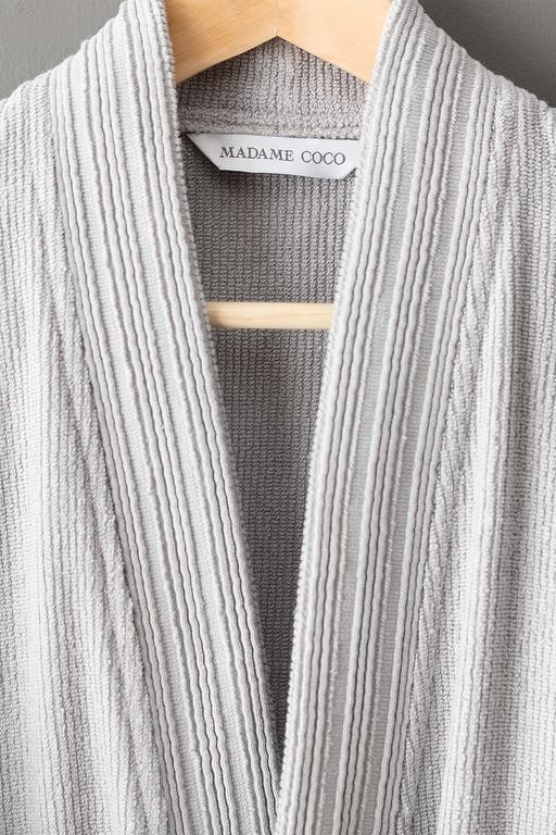  Stripe Kimono Unisex Bornoz
