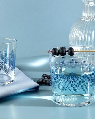 Pierretta-Blue Rugs 4-lü Su Bardağı Seti