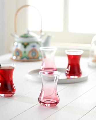 Lavem-Pink Touch 6-lı Çay Bardağı Seti