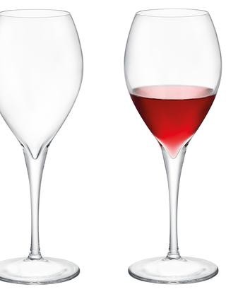 Volante 4-lü Kırmızı Şarap Kadehi Seti